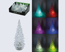 LED Acryltannenbaum 14x6x6cm, mit Lichtwechsel,