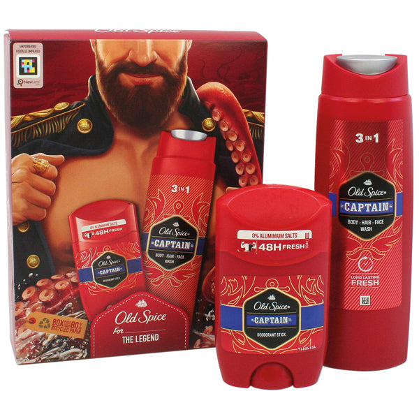 Old Spice GP Dark Captain Deo Stick 50ml+ Dusch