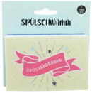 Spülschwamm bedruckt 6/s 10,5cm x 7cm Polyester,