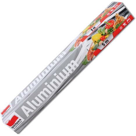 Alufolie 30cm breit 5m im Karton, 10my