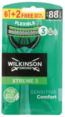 Wilkinson Einwegrasierer Xtreme3 Sensitive 6+2