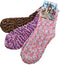 Socken Kuschelsocken Popcorn Look 6 fach sort.,