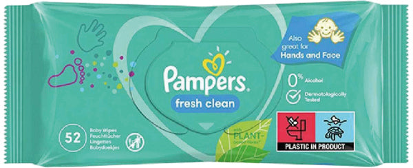 Pampers Feuchttücher Fresh Clean 52er