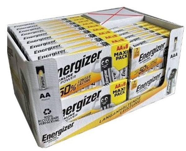 Batterie ENERGIZER 8er Alkaline Power 30er Mix