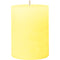 Kerze Rustic Safe Candle 80x60mm Pastellgelb