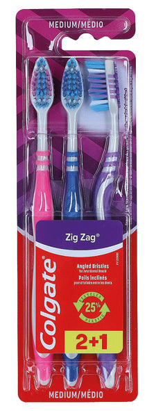 Zahnbürste COLGATE 3er Zig Zag Medium