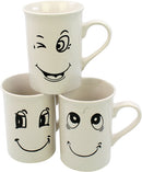 Kaffeebecher 265ml 10x7cm, WHITE SMILE-Design