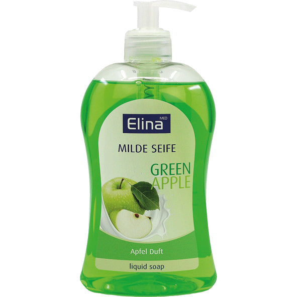 Seife flüssig Elina 500ml Apfel mit Spender