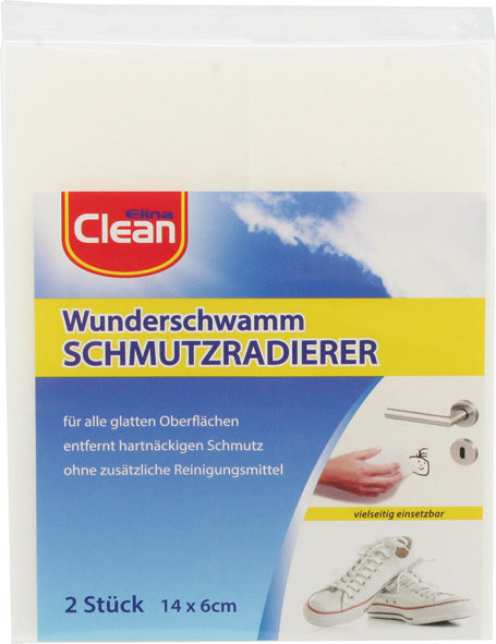 Wunderschwamm CLEAN 2er 14x6x3cm Schmutzradier.