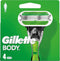 Gillette Body 4er Klingen