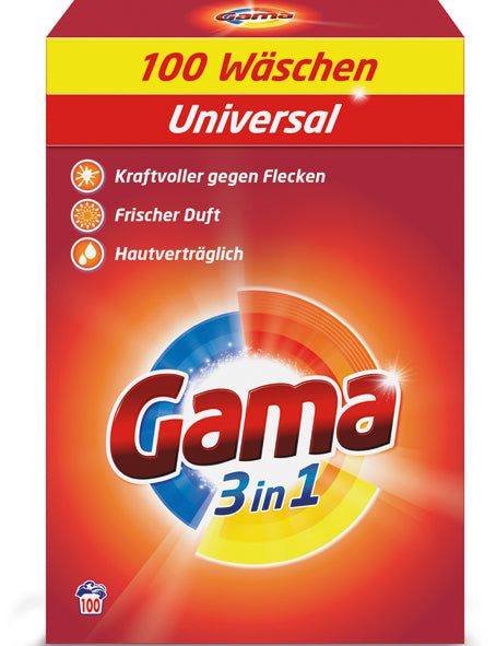 Gama Universalwaschmittel 100WL 6kg Packung