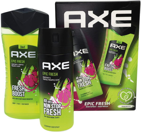 Axe GP Deospray 150ml + Dusch 250ml Epic Fresh