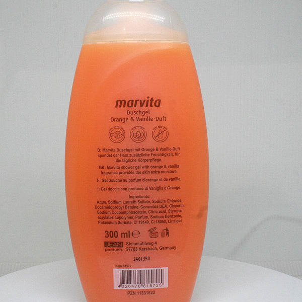 <![CDATA[Dusch Gel Marvita 300ml Orange & Vanille]]>