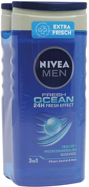 Nivea Dusch 2x250ml Fresh Ocean