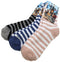 Socken Kuschelsocken Ringel Design 5 fach sort.,