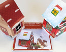 Weihnachtshaus XXL 20x10x10cm, 2 tolle Designs sort., mit XL