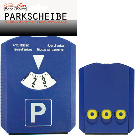 Auto Parkscheibe 15x12cm, mit Eiskratzer