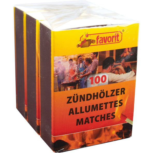 Sicherheits-Zündhölzer 5,5cm, 3x100Stk 100% FSC