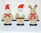 Holzkantensitzer XL 14x8,4x1,8cm, Santa, Schneemann und Elch