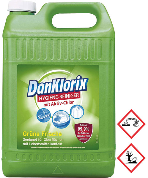 Dan Klorix Hygienereiniger Grüne Frische 5 Liter