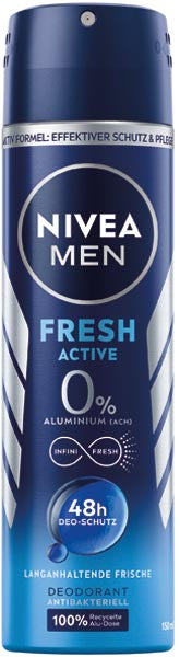 Nivea Deospray 150ml Men Fresh Active