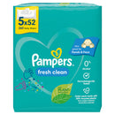 Pampers Feuchttücher Fresh 5x52 Sparpack