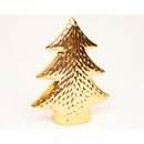 Dolomit Tannenbaum 12x10x4cm gold verchromt