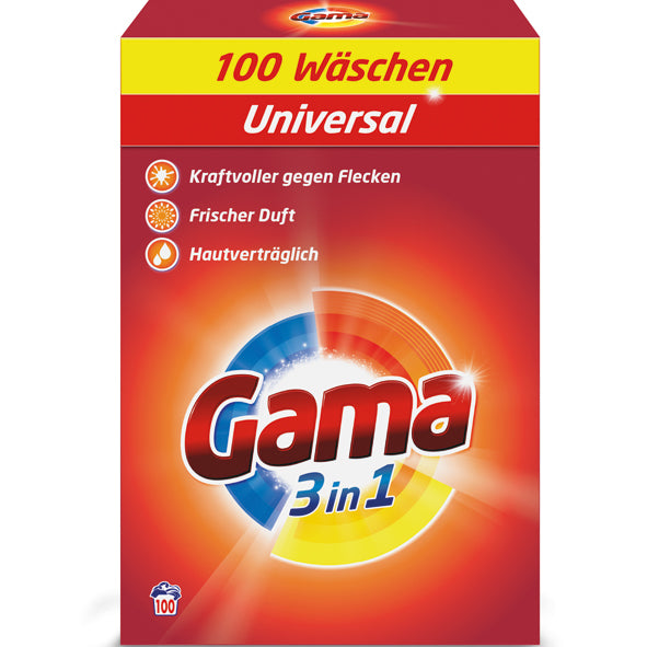 Gama Universalwaschmittel 100WL 6,5kg Packung