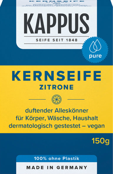 Seife Kappus Kernseife Zitrone 150g