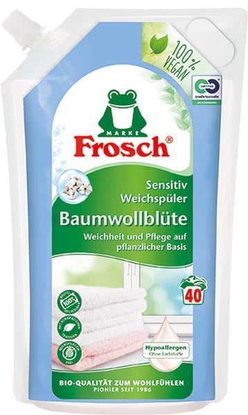 Frosch Baumwollblüten Weichspüler 1l