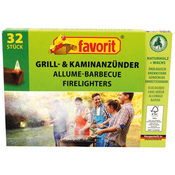 Grill-/Kohleanzünder Öko 32er Würfel 100% FSC