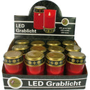 Grablicht elektrisch 12cm rot i.Dis.ohne Batterie