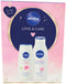 <![CDATA[Nivea GP 'Love & Care' Dusch 250ml + Pflegelotion]]>