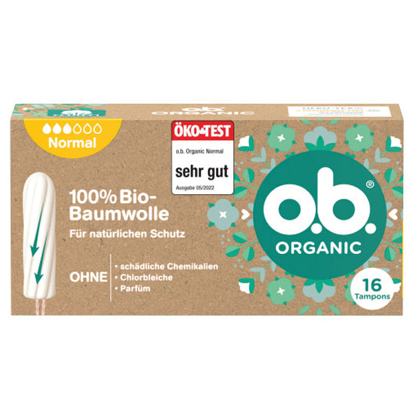 O.B. Tampons Organic Normal 16er