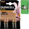 Batterie Duracell Plus Alkaline Micro AAA 4er