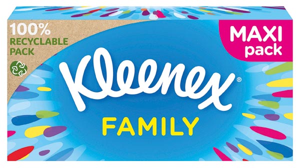 Kleenex Kosmetiktücher 128er Maxi Pack 2lagig