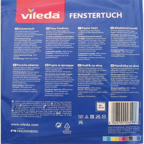 Vileda Fenstertuch 40x36 cm