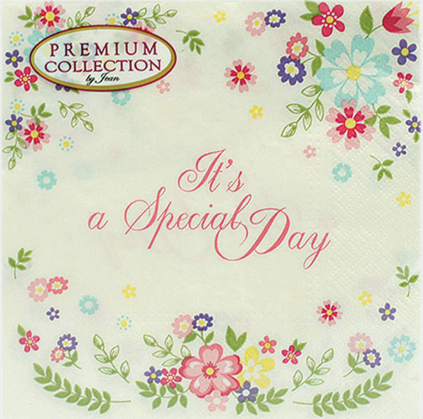 Servietten Premium 20er 33x33cm Special Day