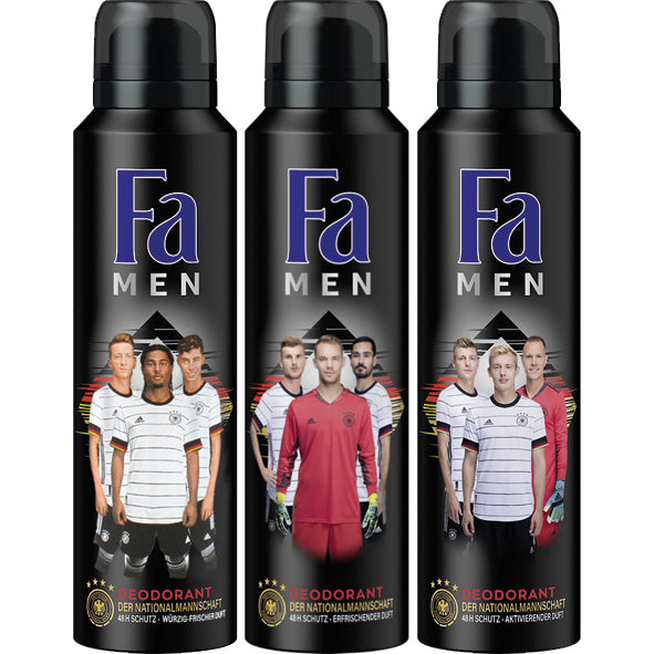 Fa Deospray 150ml For Men "Sammeledition" 2fach