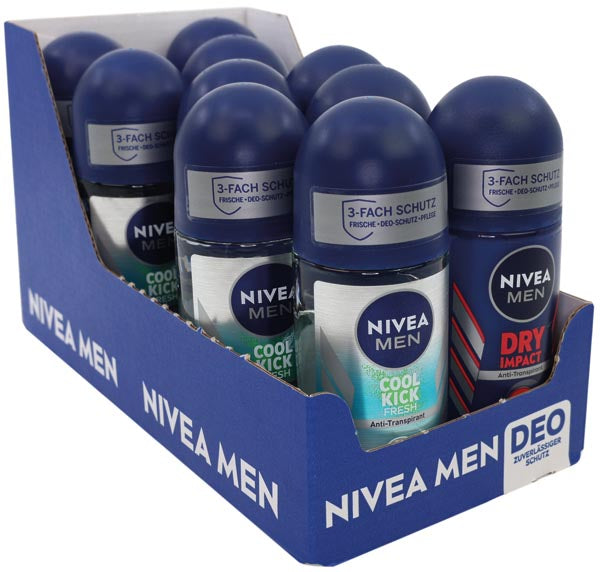 Nivea Deoroller 50ml 10er Mixkarton